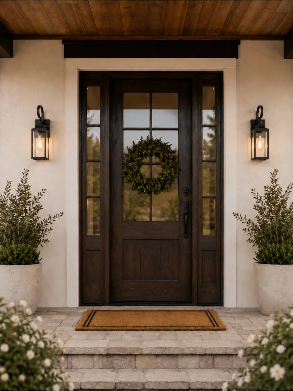 Home Decorators Havenridge Matte Black Outdoor Wall Lantern